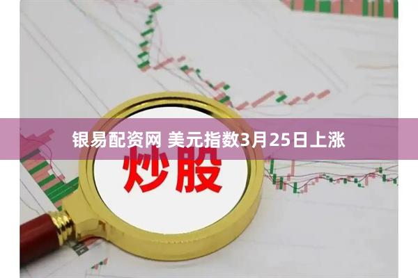 银易配资网 美元指数3月25日上涨
