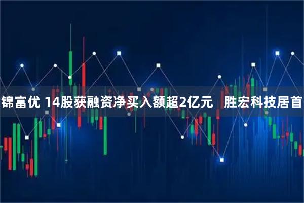 锦富优 14股获融资净买入额超2亿元 胜宏科技居首