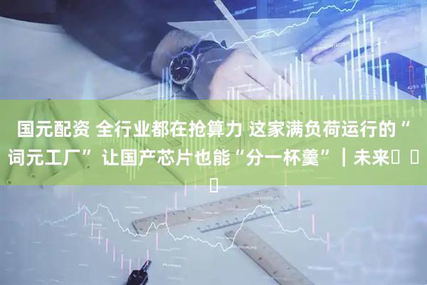 国元配资 全行业都在抢算力 这家满负荷运行的“词元工厂” 让国产芯片也能“分一杯羹”︱未来・️