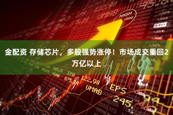 金配资 存储芯片，多股强势涨停！市场成交重回2万亿以上